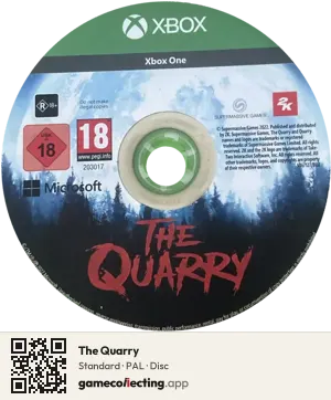 The Quarry Xbox One, PAL disc