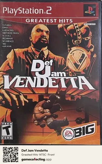Def Jam Vendetta PlayStation 2, NTSC box front