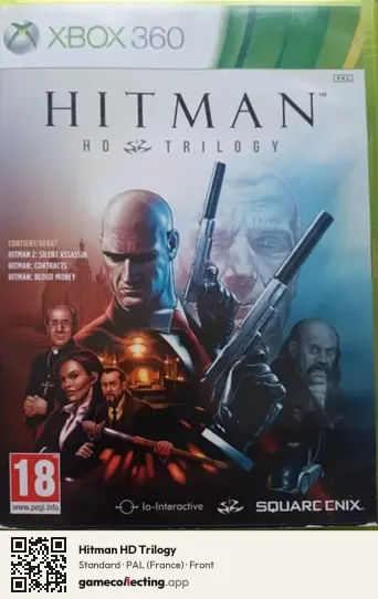 Hitman HD Trilogy Xbox 360, France box front