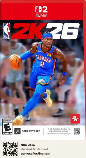 NBA 2K26 Nintendo Switch 2, NTSC box front