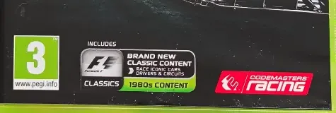 F1 2013, the USK square on its front