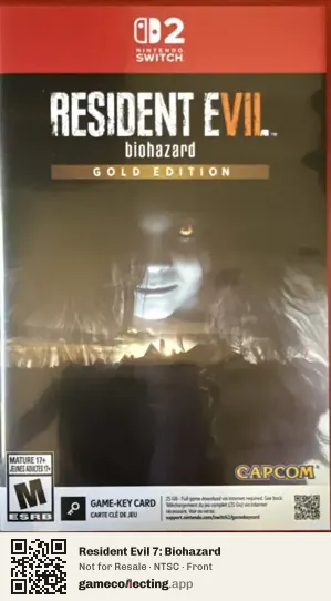 Resident Evil 7: Biohazard Nintendo Switch 2, NTSC box front