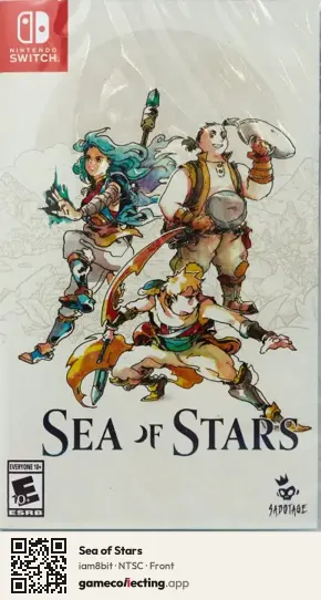 Sea of Stars Nintendo Switch, NTSC box front