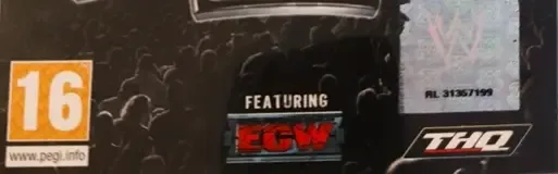 WWE SmackDown vs. Raw 2010, the PEGI square on its front