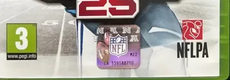 Madden NFL 25, the USK square on its front
