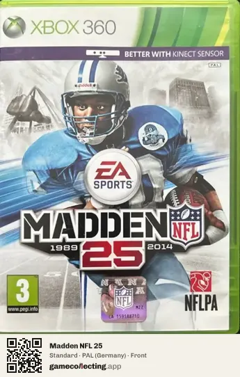 Madden NFL 25 Xbox 360, Germany box front