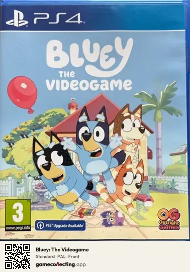 Bluey: The Videogame PlayStation 4, PAL box front