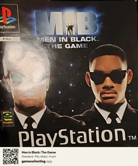 Men in Black: The Game PlayStation, Italy box front