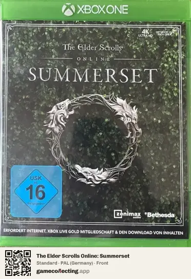 The Elder Scrolls Online: Summerset Xbox One, Germany box front