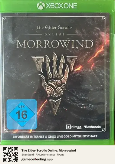 The Elder Scrolls Online: Morrowind Xbox One, Germany box front
