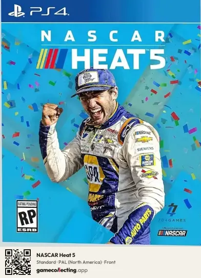 NASCAR Heat 5 PlayStation 4, North America box front