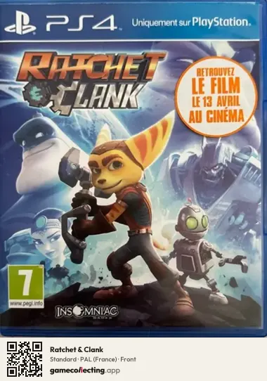 Ratchet & Clank PlayStation 4, France box front