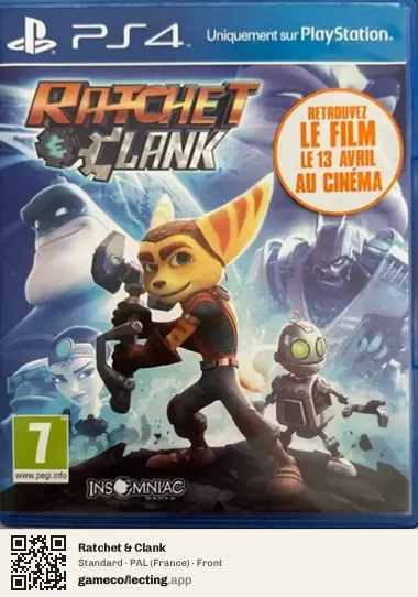 Ratchet & Clank PlayStation 4, France box front