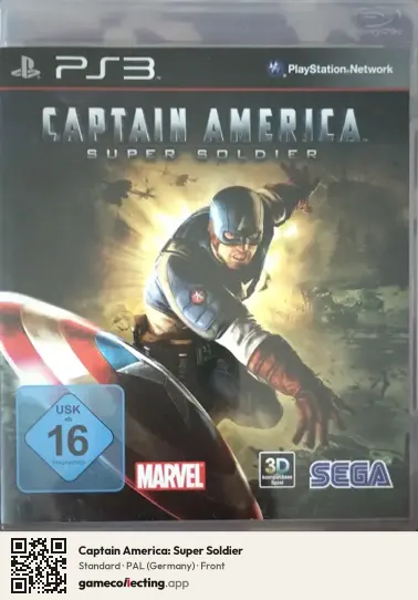 Captain America: Super Soldier PlayStation 3, Germany box front