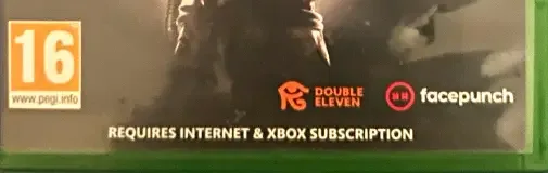Rust: Console Edition, the PEGI square on its front