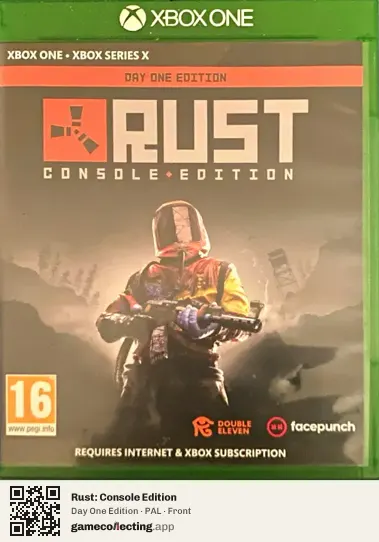 Rust: Console Edition Xbox One, PAL box front