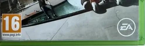 Skate 3, the PEGI square on its front