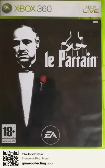 The Godfather Xbox 360, PAL box front