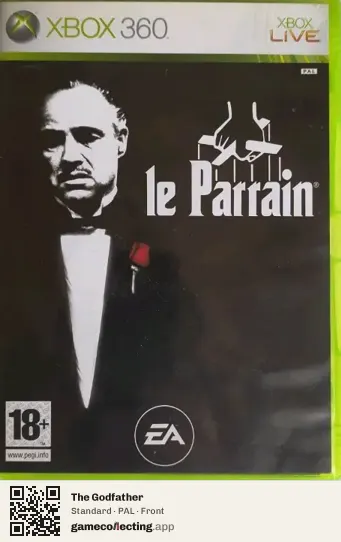 The Godfather Xbox 360, PAL box front