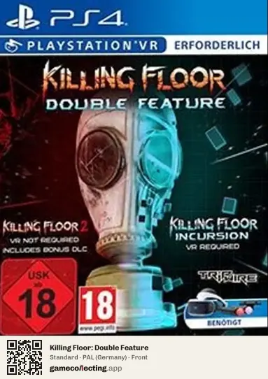 Killing Floor: Double Feature PlayStation 4, Germany box front