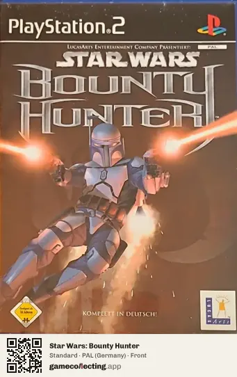 Star Wars: Bounty Hunter PlayStation 2, Germany box front