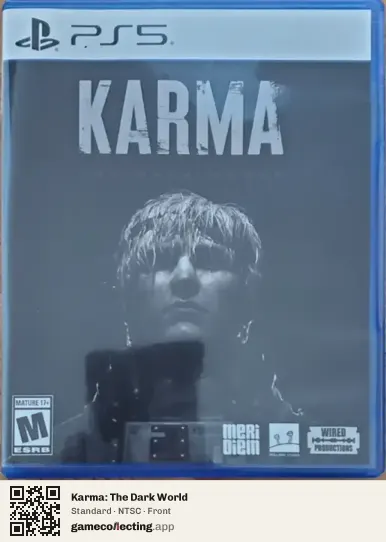 Karma: The Dark World PlayStation 5, NTSC box front