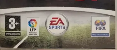 FIFA 07, the PEGI square on its front