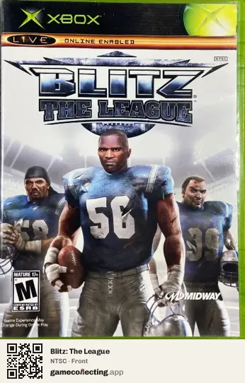 Blitz: The League Xbox, NTSC box front