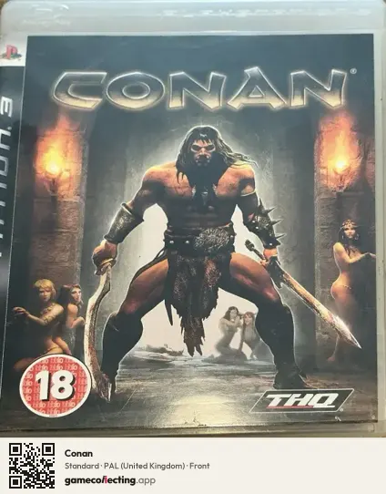 Conan PlayStation 3, United Kingdom box front