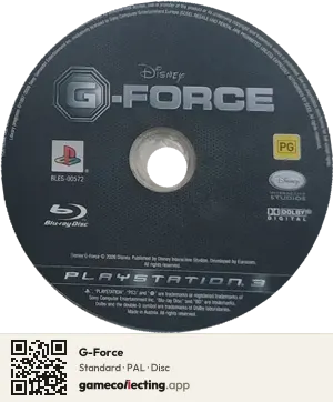 G-Force PlayStation 3, PAL disc
