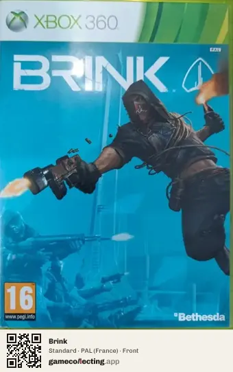 Brink Xbox 360, France box front
