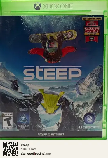 Steep Xbox One, NTSC box front