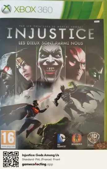Injustice: Gods Among Us Xbox 360, France box front