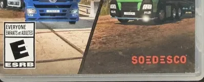 Truck Driver, the ESRB box on its front