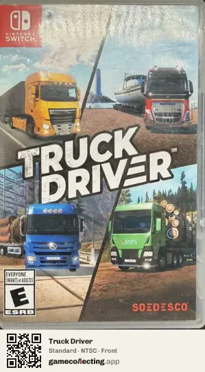 Truck Driver Nintendo Switch, NTSC box front