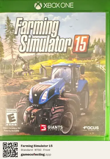 Farming Simulator 15 Xbox One, NTSC box front