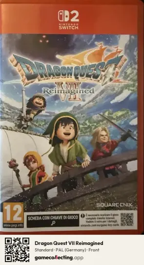 Dragon Quest VII Reimagined Nintendo Switch 2, Germany box front