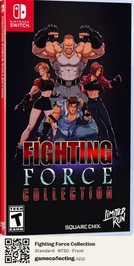 Fighting Force Collection Nintendo Switch, NTSC box front