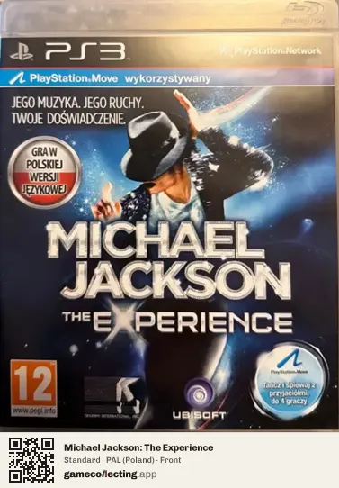 Michael Jackson: The Experience PlayStation 3, Poland box front