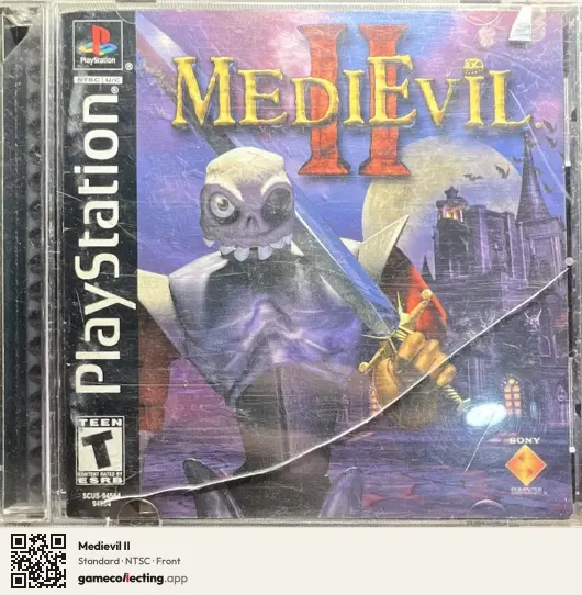 Medievil II PlayStation, NTSC box front