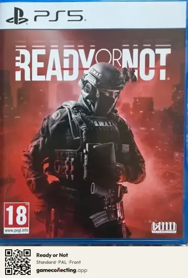 Ready or Not PlayStation 5, PAL box front