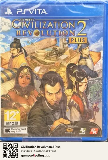 Civilization Revolution 2 Plus PlayStation Vita, China box front