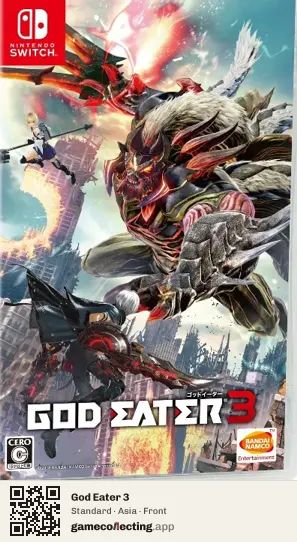 God Eater 3 Nintendo Switch, Asia box front
