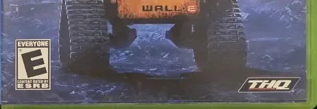 WALL-E, the ESRB box on its front