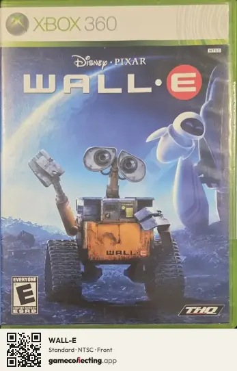 WALL-E Xbox 360, NTSC box front