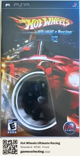 Hot Wheels Ultimate Racing PlayStation Portable, NTSC box front