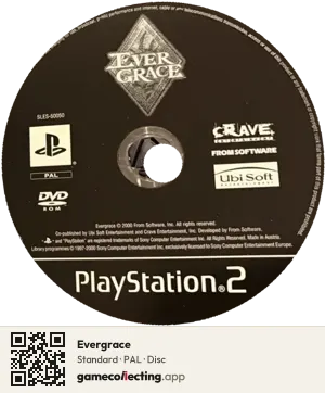 Evergrace PlayStation 2, PAL disc