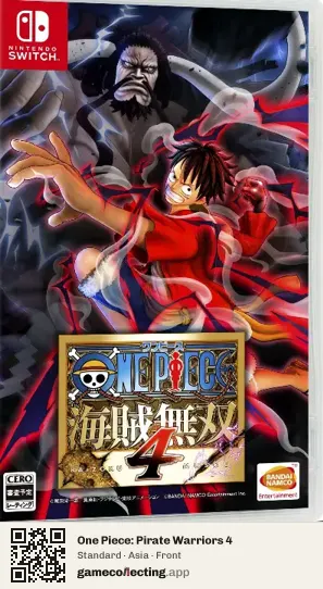 One Piece: Pirate Warriors 4 Nintendo Switch, Asia box front
