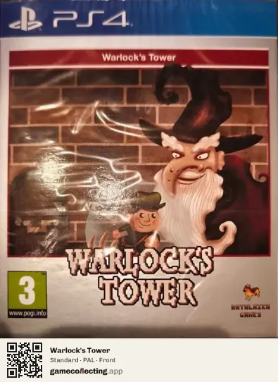 Warlock's Tower PlayStation 4, PAL box front