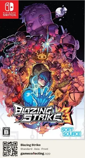 Blazing Strike Nintendo Switch, Asia box front